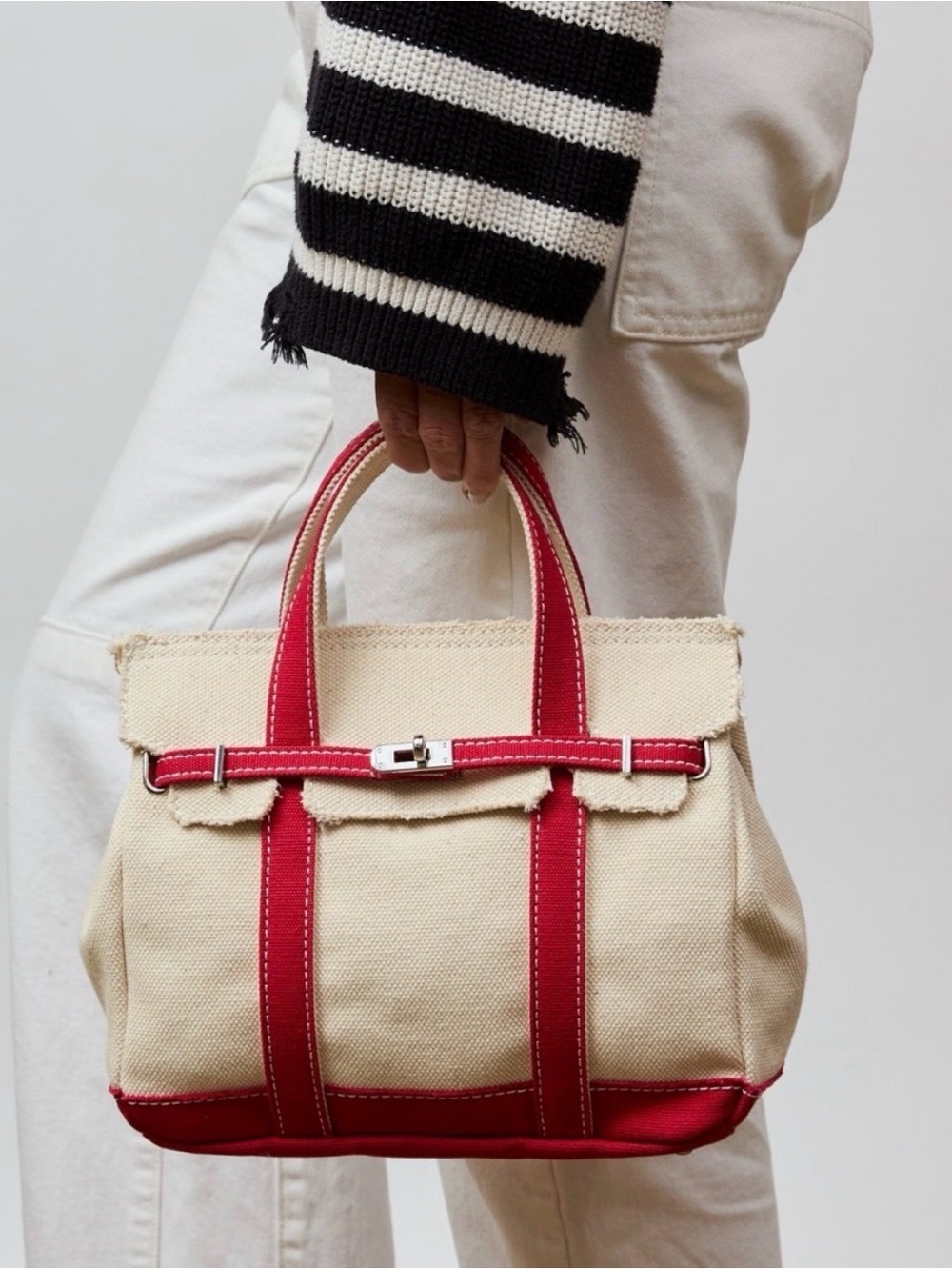 Sunwin Boatkin Madaket Mini Classic Canvas Tote Bag Nantucket Red